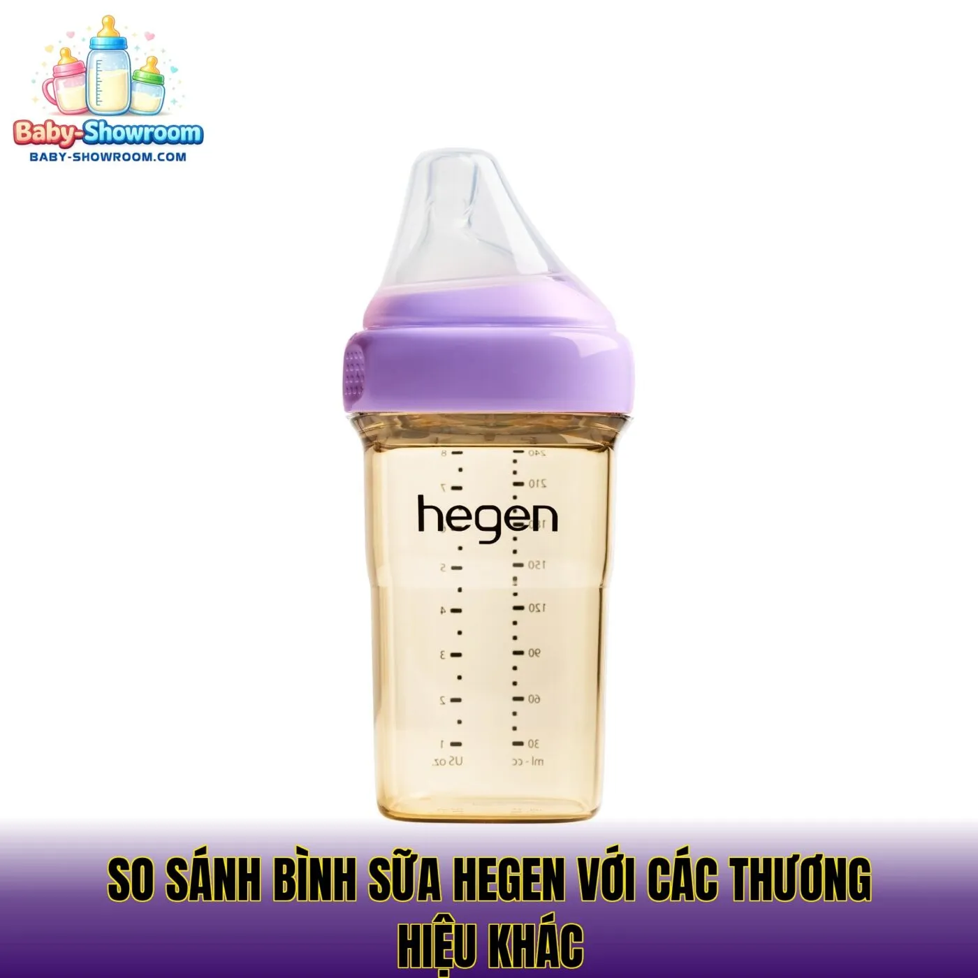 so sánh bình sữa hegen với các thương hiệu khác