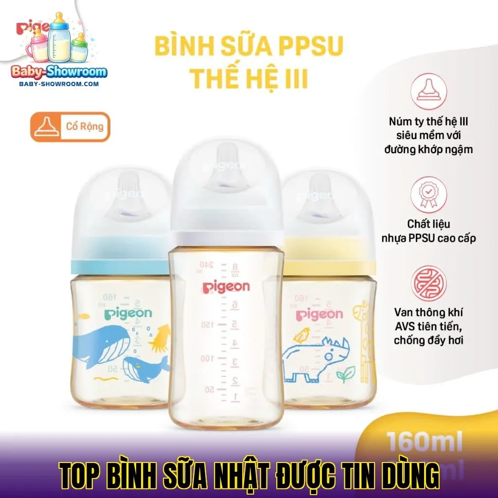 Top Bình Sữa Nhật Bản Được Mẹ Việt Tin Dùng