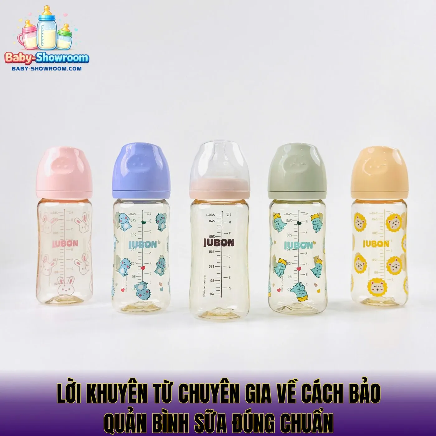 Lời khuyên từ chuyên gia về cách bảo quản bình sữa đúng chuẩn