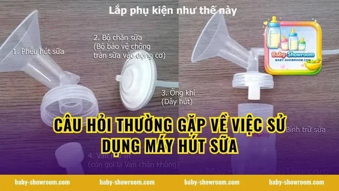 Câu hỏi thường gặp về việc Sử Dụng Máy Hút Sữa